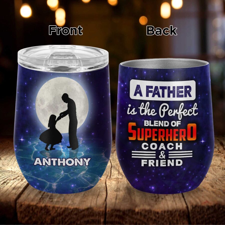 Fathers Day Tumbler-insulated Tumbler for the Best Dad in the World-whiskey  Cup for Dad-custom Fathers Day Gift 