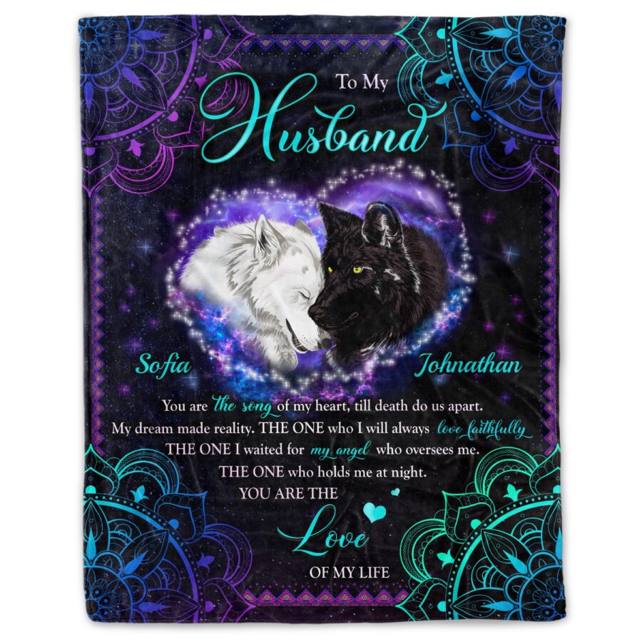 Unforgettable First Valentines Gifts For Him - Personalized Fleece Blanket