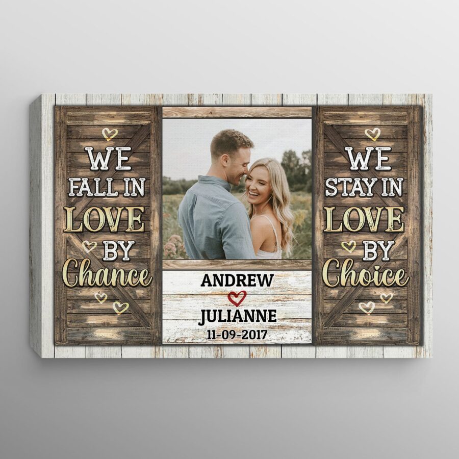 Unforgettable First Valentines Gifts For Him - Personalized Photo Canvas Prints