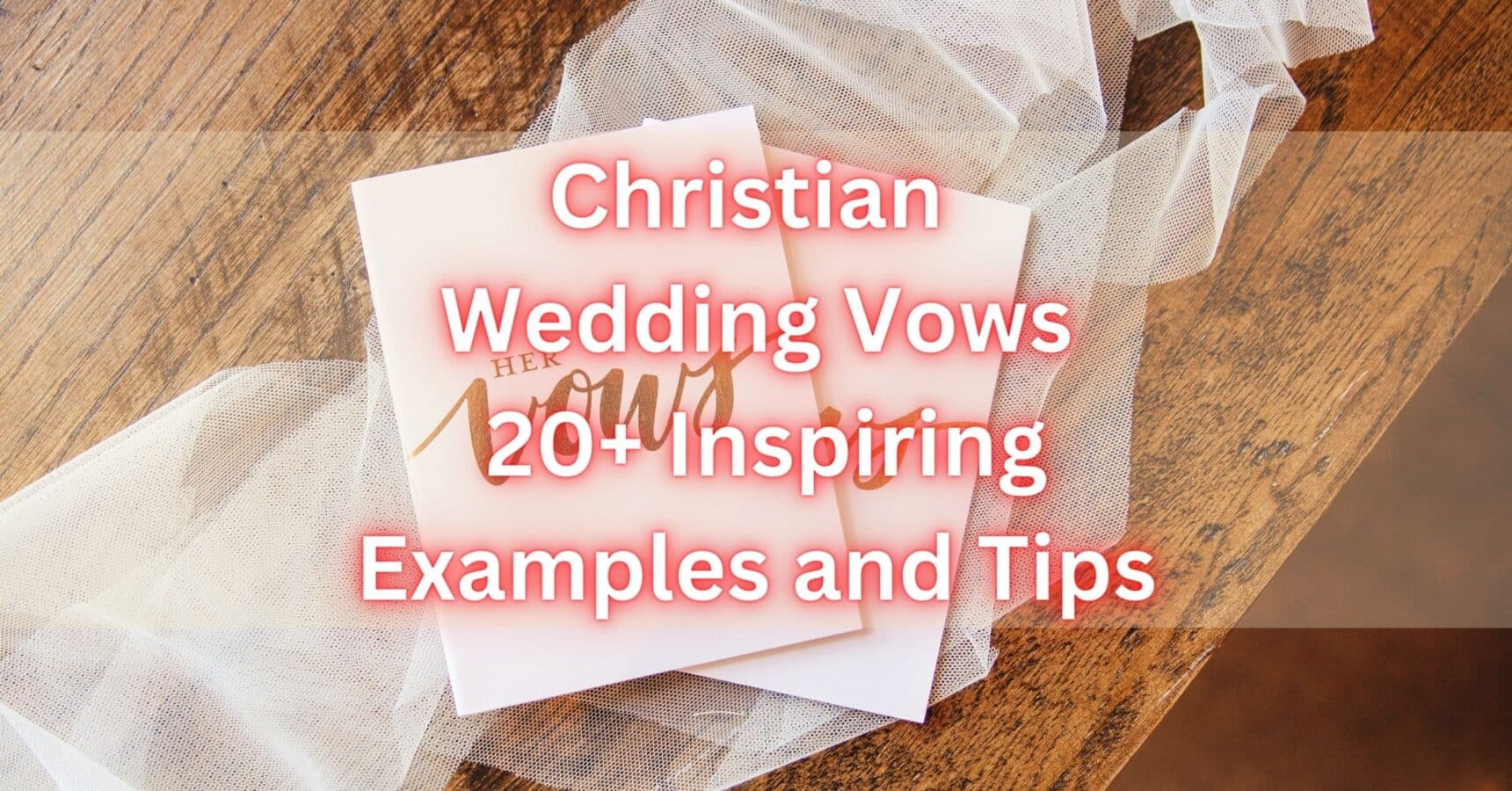 Wedding store vows christian