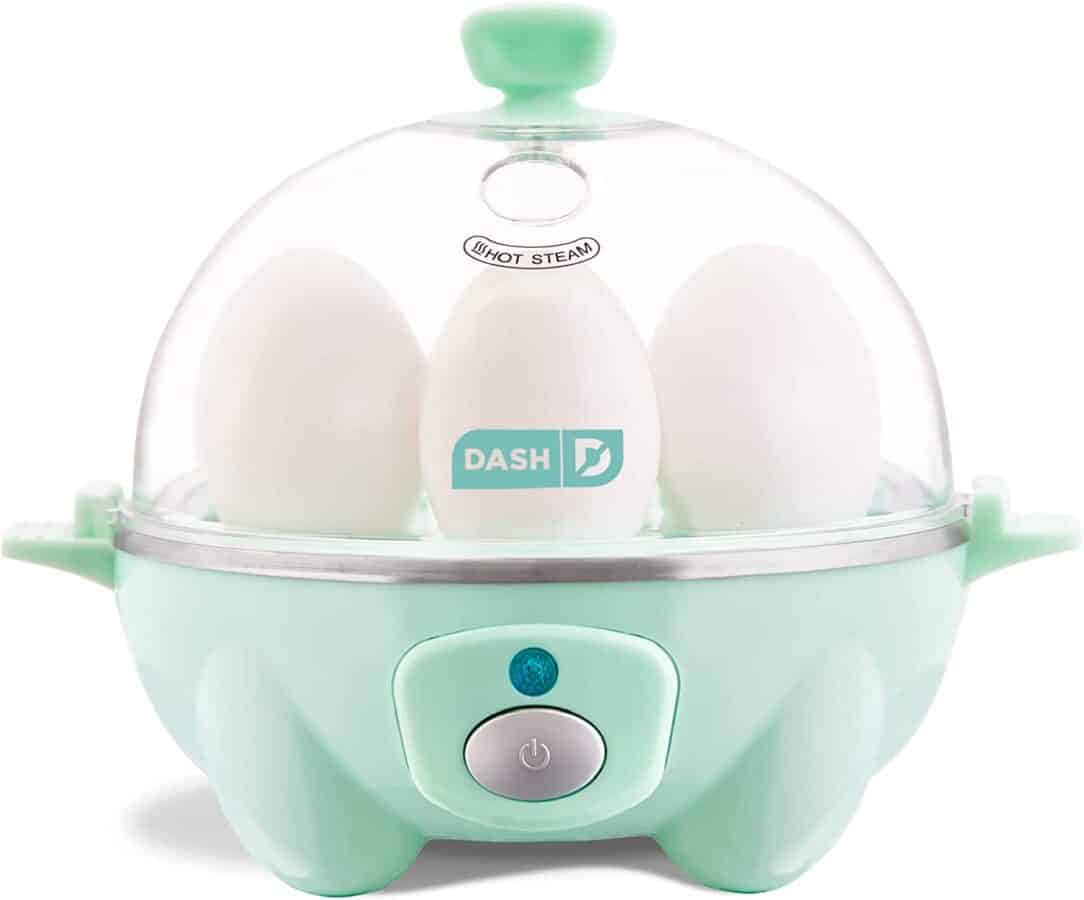 Rapid Egg Cooker 6 Egg Capacity Electric Egg Cooker For Hard Boiled Eggs Poached Eggs Scrambled Eggs Or Omelets With Auto Shut Off Feature Aqua 5.5 Inch Dec005Aq 1 - Stepmom Gifts | Cubebik Blog