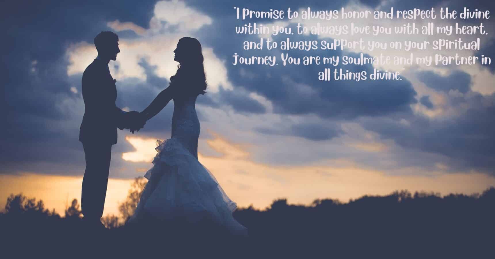 Spiritual Wedding Vows For Her
