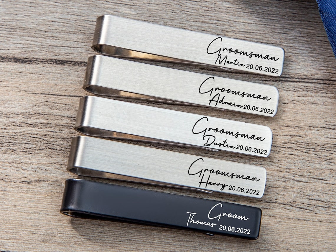 Custom Tie Clipgroomsman Tie Clip