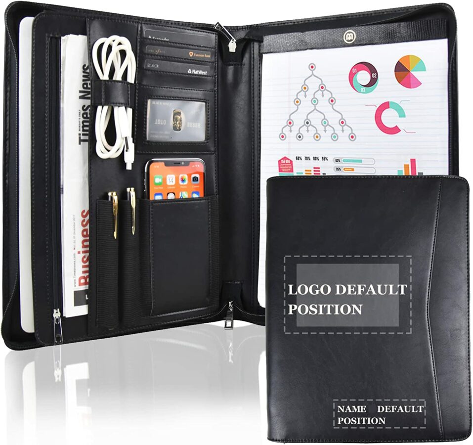 Personalized Leather Portfolio Graduation Gifts for Boyfriends