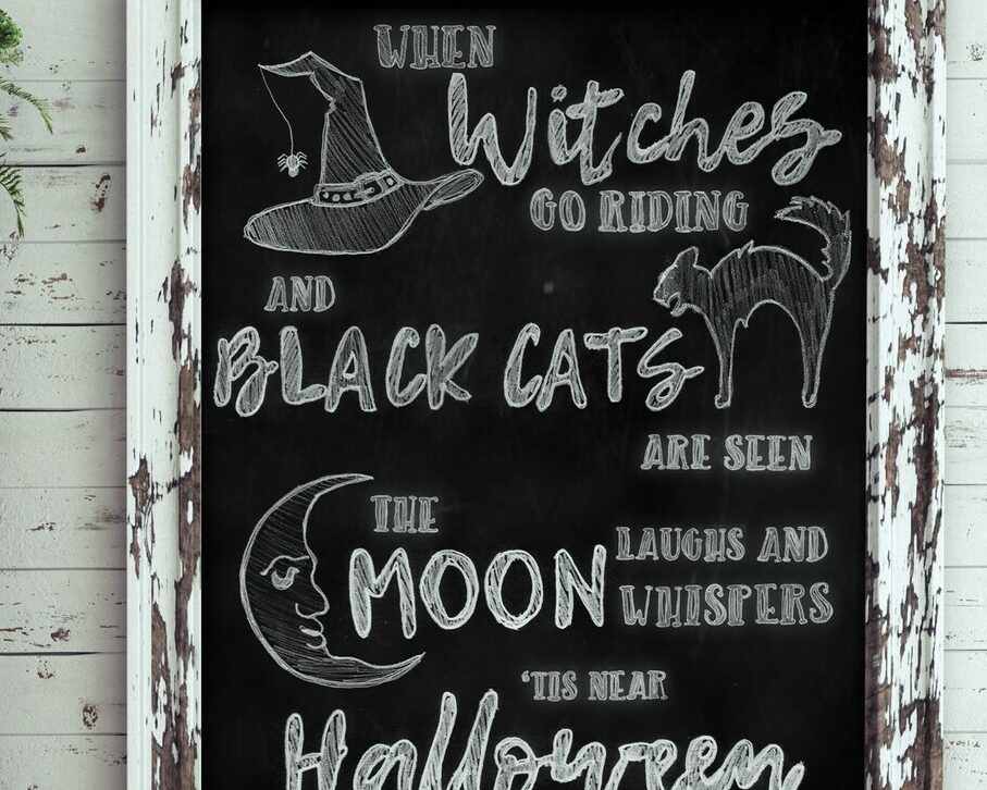 Halloween-Chalkboard-Printable | CubeBik Blog