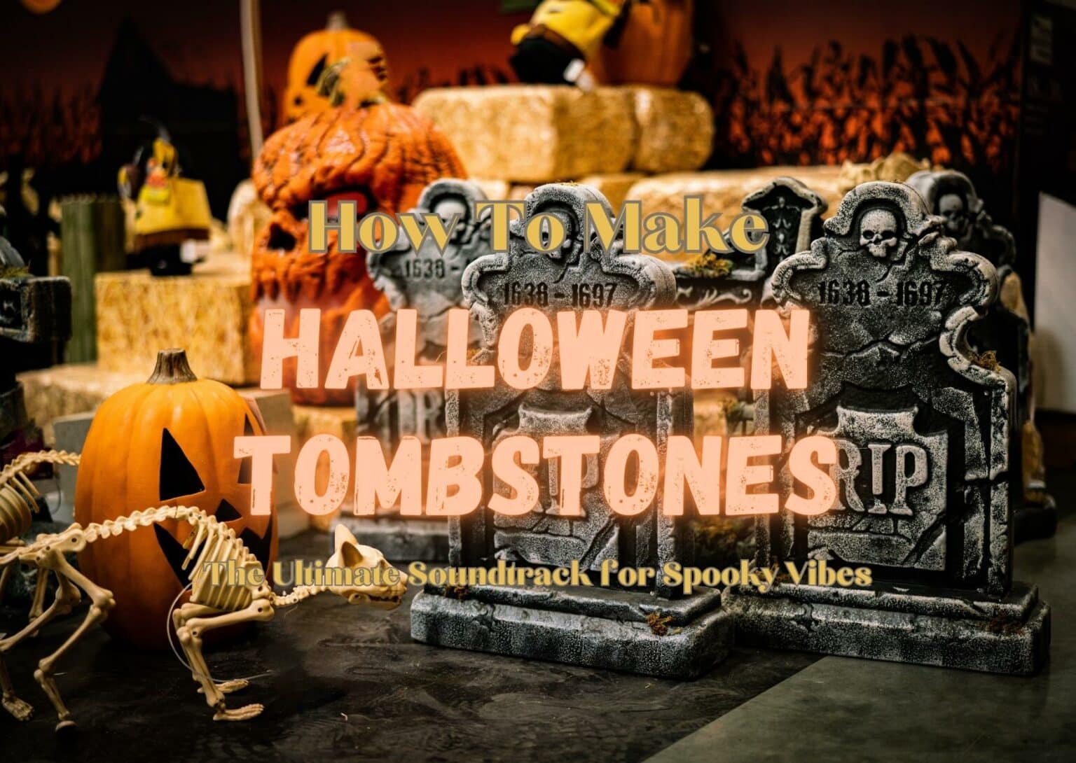 How To Make Halloween Tombstones: A Spooky DIY Guide