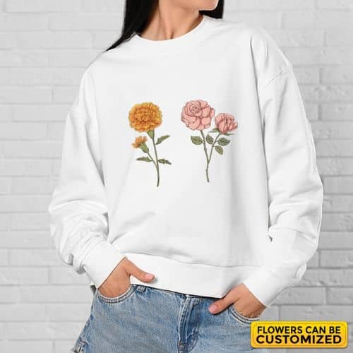 Custom Birth Month Sweatshirt1 - personalized mothers day gifts | CubeBik Blog