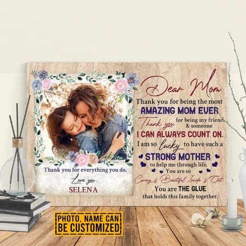 Custom Wall Art 2 - personalized mothers day gifts | CubeBik Blog