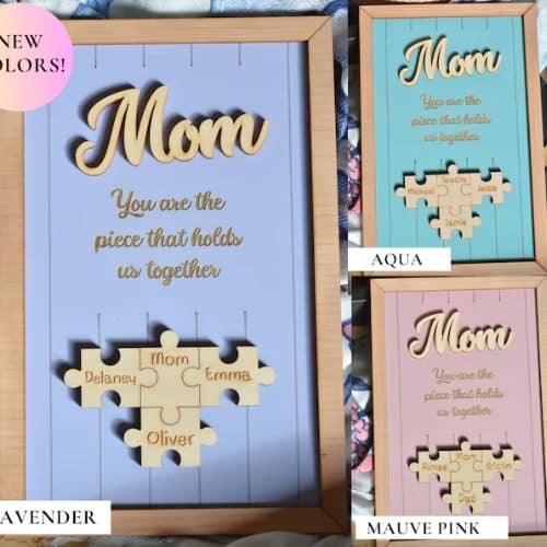 Mom Puzzle Sign 1 - personalized mothers day gifts | CubeBik Blog