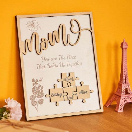 Mom Puzzle Sign 2 - personalized mothers day gifts | CubeBik Blog