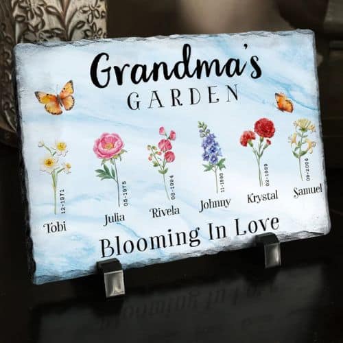 Personalized Garden Stone 2 - personalized mothers day gifts | CubeBik Blog