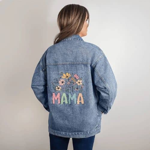 Personalized Mama Oversized Jacket 1 - personalized mothers day gifts | CubeBik Blog