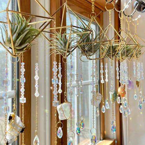 Suncatcher for Window Wire Wrapped Crystal 1 - personalized mothers day gifts | CubeBik Blog