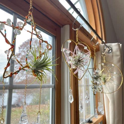 Suncatcher for Window Wire Wrapped Crystal 2 - personalized mothers day gifts | CubeBik Blog