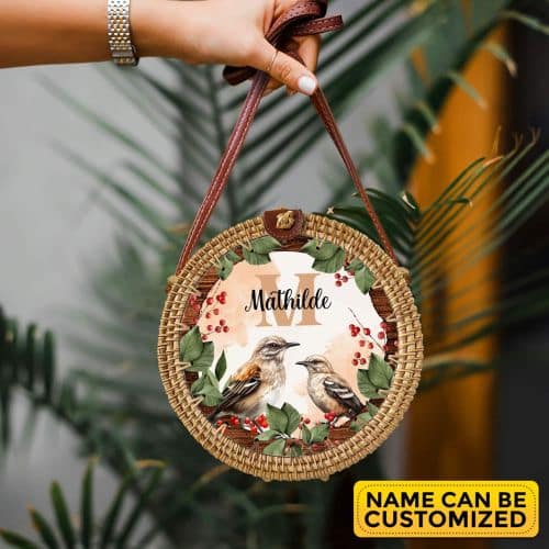 Tropical Rattan Bag 2 - personalized mothers day gifts | CubeBik Blog