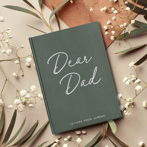 Letters To Dad Personalized Dear Dad Notebook - Father's Day Gifts from Daughter | CubeBik Blog