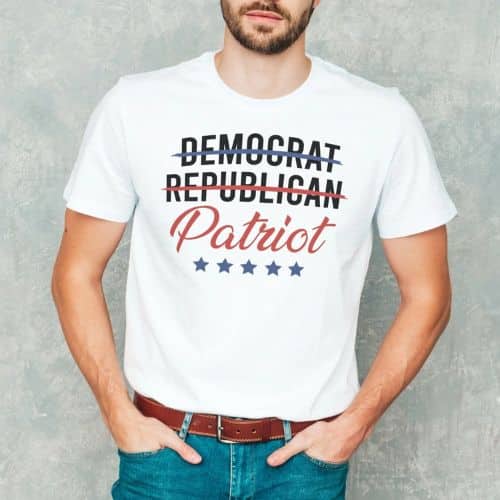 I Am Not Democrat Not Republican I Am Patriot Happy 4th Of July Funny T shirt - 4th of july shirts | CubeBik Blog