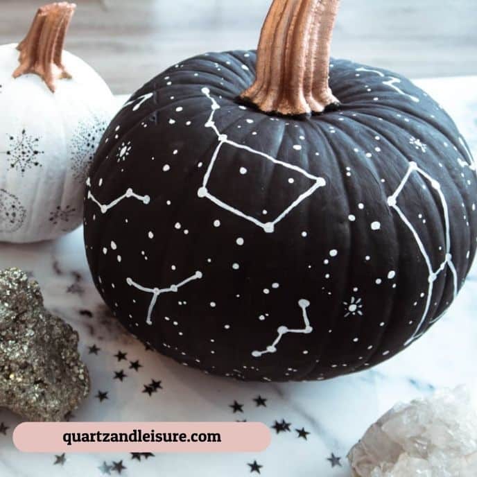 Celestial Night Sky - pumpkin carving ideas | CubeBik Blog