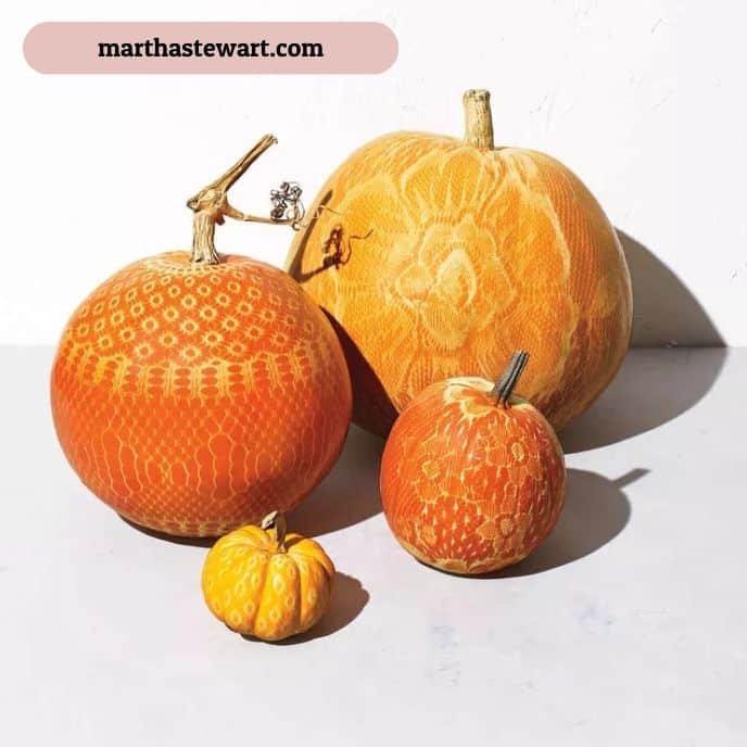 Lace Pattern - pumpkin carving ideas | CubeBik Blog