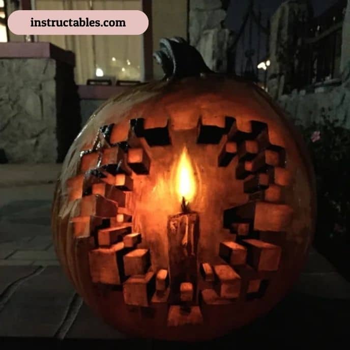 Optical Illusions - pumpkin carving ideas | CubeBik Blog