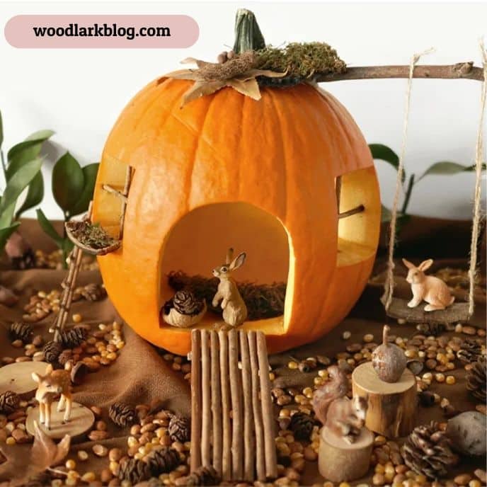 Pumpkin Birdhouse - pumpkin carving ideas | CubeBik Blog