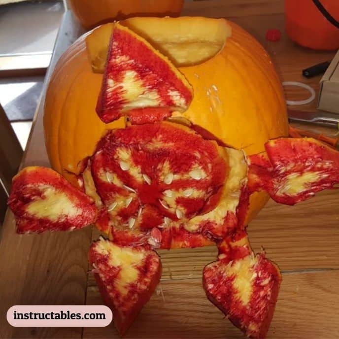 Stranger Things Demogorgon - pumpkin carving ideas | CubeBik Blog