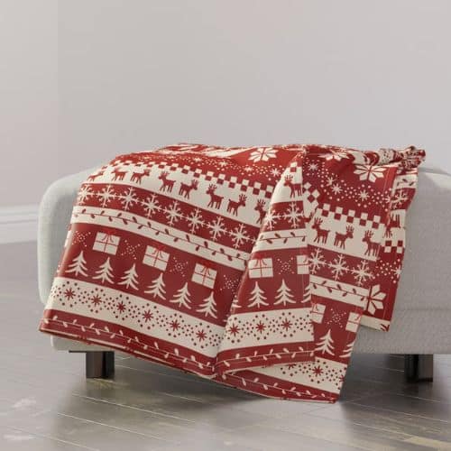 Festive Fair Isle Pattern Set - christmas bedding sets | CubeBik Blog