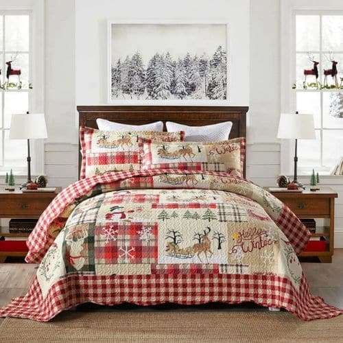 Nordic Inspired Christmas Bedding - christmas bedding sets | CubeBik Blog