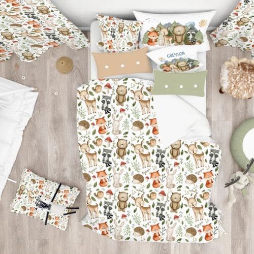 Rustic Woodland Christmas Theme - christmas bedding sets | CubeBik Blog